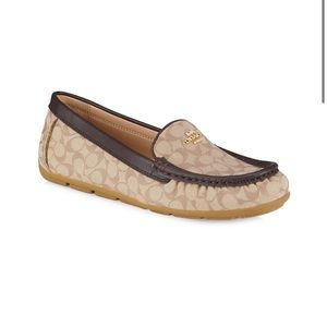 COACH Marley driver women’s loafer. Size 8B. Color Stone. Never worn! New!